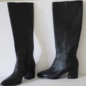 Sam Edelman Kirby Black Leather Boots Size 9.5